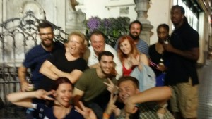 Our Crazy Tavern Crawl Friends - Brussels Belgium